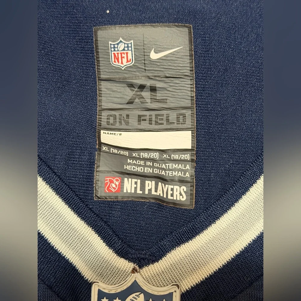 Dallas Cowboys Dak Prescott #4 Nike On Field Youth XL (18/20) NFL Jersey